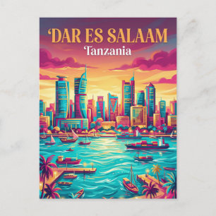 Carte Postale Port de Dar es Salaam Tanzanie