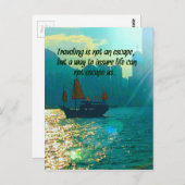 Carte Postale Port de déplacement pittoresque de Victoria de (Devant / Derrière)