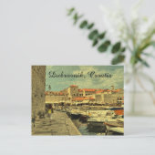 Carte Postale Port de Dubrovnik Croatie (Debout devant)