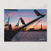 Carte Postale Port de Gênes (Devant)