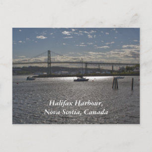 Carte Postale Port de Halifax avec A. Murray MacKay Bridge