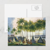 Carte Postale Port de Hanarourou dans les îles Sandwich (Devant / Derrière)