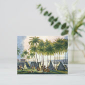 Carte Postale Port de Hanarourou dans les îles Sandwich (Debout devant)