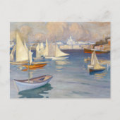 Carte Postale Port de Helsinki | Albert Edelfelt (Devant)