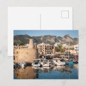 Carte Postale Port de Kyrenia Chypre du Nord (Devant / Derrière)