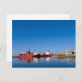 Carte postale 'Port de Leith, Edimbourg' (Devant / Derrière)