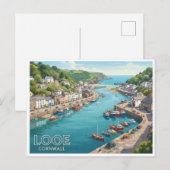 Carte Postale Port de Looe Angleterre (Devant / Derrière)