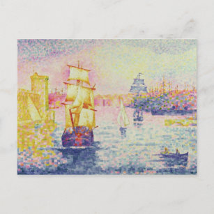 Carte Postale Port de Marseille, vers 1909 (huile sur toile)