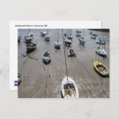 Carte Postale Port de Minehead, Somerset, Royaume-Uni (Devant / Derrière)