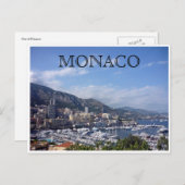 Carte Postale port de monaco (Devant / Derrière)