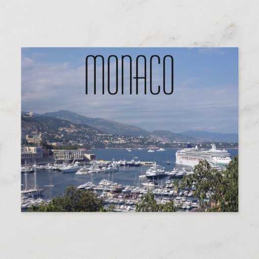 Carte Postale port de monaco (Devant)