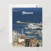Carte Postale Port de Monaco (Devant / Derrière)
