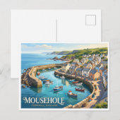 Carte Postale Port de Mousehole Angleterre (Devant / Derrière)