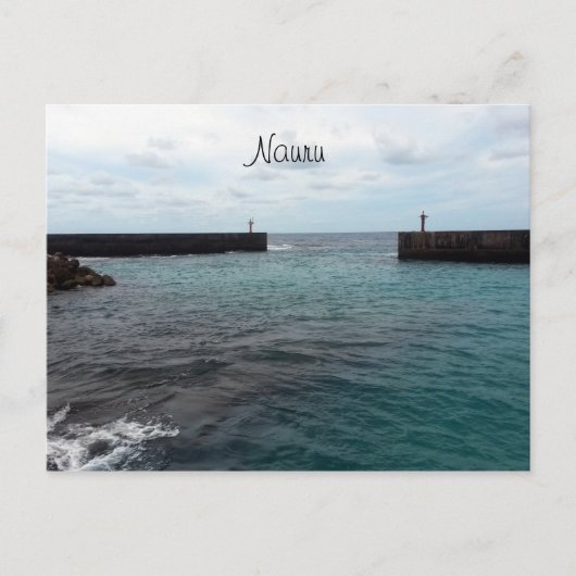 Carte Postale port de nauru (Devant)