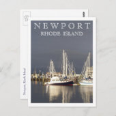 Carte Postale Port de Newport (Devant / Derrière)