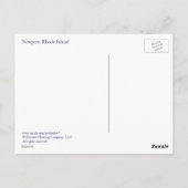 Carte Postale Port de Newport (Dos)