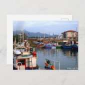 Carte Postale Port de pêche Basque (Devant / Derrière)