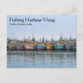 Carte Postale Port de pêche Vizag (Devant)