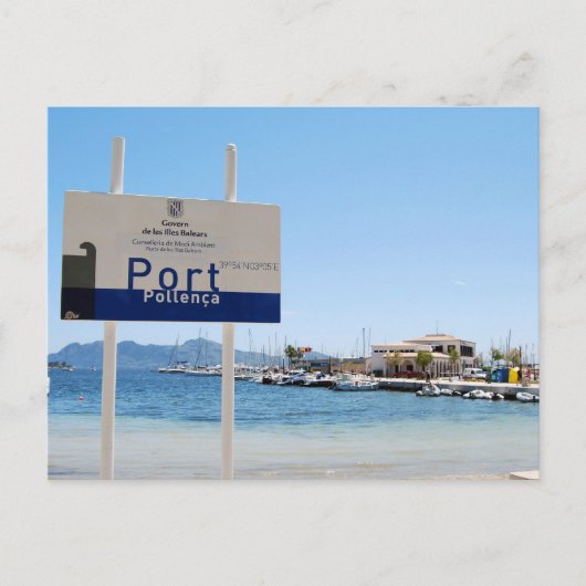 Carte postale Port de Pollensa (Devant)