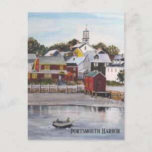 Carte Postale Port de Portsmouth, New Hampshire