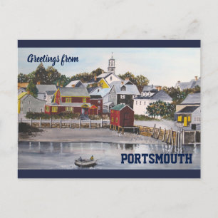 Carte Postale Port de Portsmouth, New Hampshire