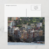 Carte Postale port de riomaggiore (Devant / Derrière)