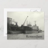 Carte Postale Port de Rotterdam (Devant / Derrière)