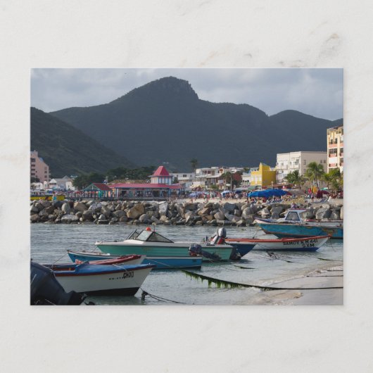 Carte Postale Port de Saint-Martin (Devant)