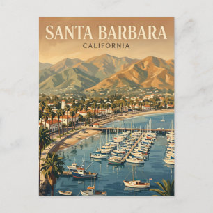 Carte Postale Port de Santa Barbara Californie