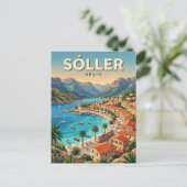 Carte Postale Port de Sóller Espagne (Debout devant)