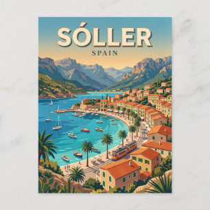 Carte Postale Port de Sóller Espagne
