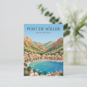 Carte Postale Port de Sóller Espagne (Debout devant)