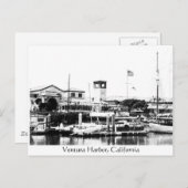 Carte Postale Port de Ventura, la Californie (Devant / Derrière)
