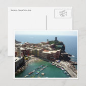 Carte Postale port de vernazza (Devant / Derrière)