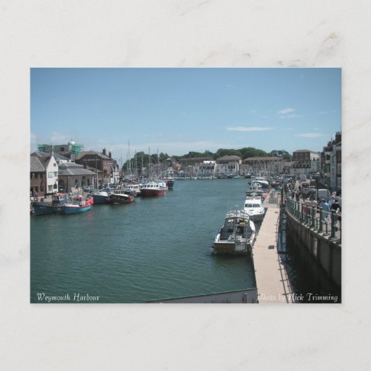 Carte Postale Port de Weymouth (Devant)