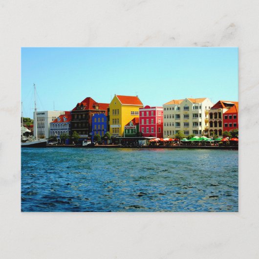 Carte Postale Port de Willemstad Curacao (Devant)