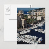 Carte Postale Port de Yacht, Monaco (Devant / Derrière)