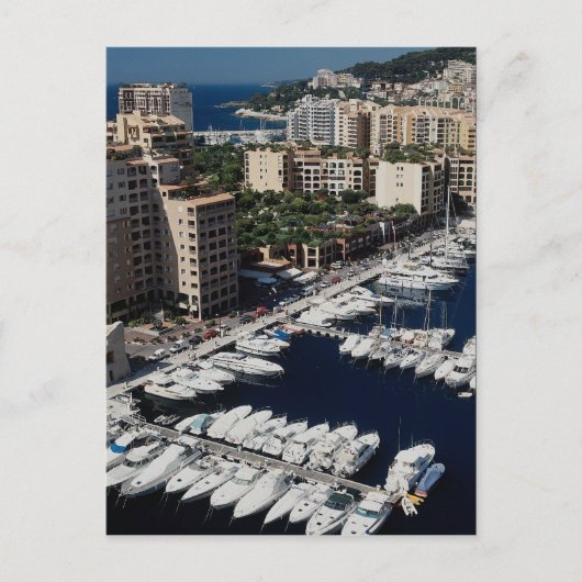 Carte Postale Port de Yacht, Monaco (Devant)