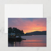 Carte Postale Port d'Oban, Écosse (Devant / Derrière)