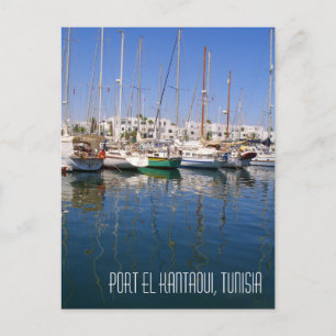 Carte Postale Port el Kantaoui Bateaux riverains du port Tunisie