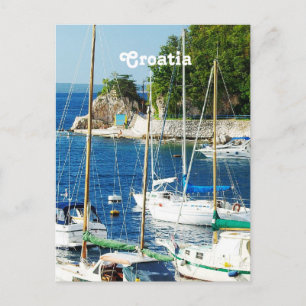 Carte Postale Port en Croatie