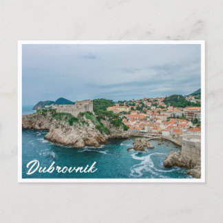 Carte Postale Port et centre-ville de Dubrovnik
