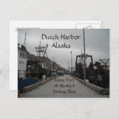 Carte Postale Port hollandais Cale noire (Devant / Derrière)