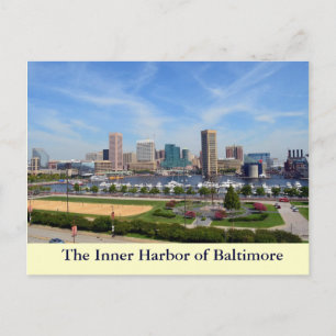 Carte Postale Port intérieur de Baltimore