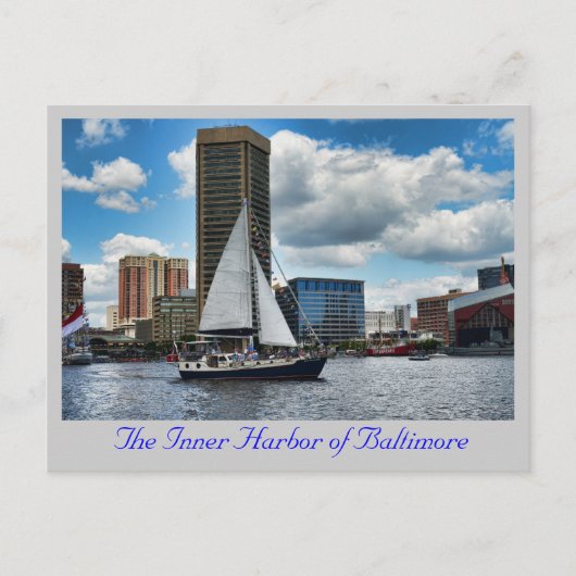 Carte Postale Port intérieur de Baltimore (Devant)