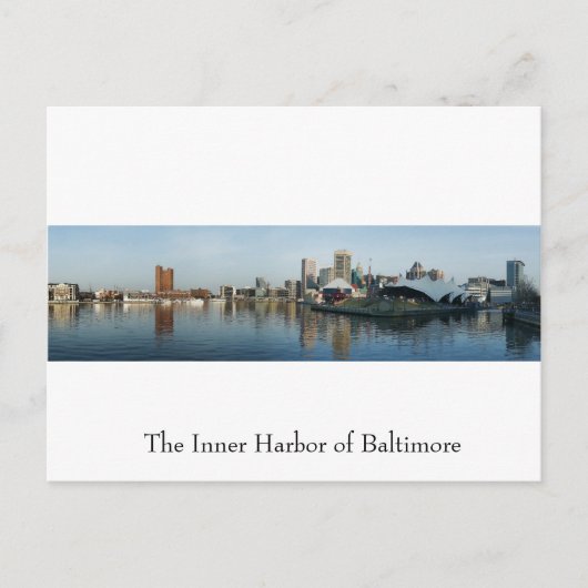 Carte Postale Port intérieur de Baltimore (Devant)
