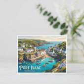 Carte Postale Port Isaac Angleterre (Debout devant)
