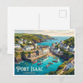 Carte Postale Port Isaac Angleterre (Devant / Derrière)