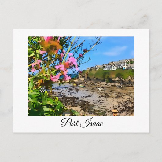 Carte Postale Port Isaac Cornwall Harbour Friends P (Devant)