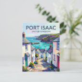 Carte Postale Port Isaac Royaume-Uni (Debout devant)